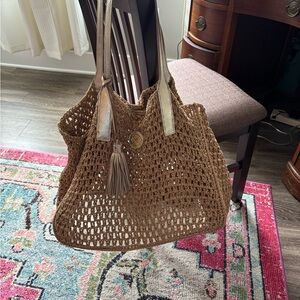 Lilly Pulitzer Isabel Straw Tote